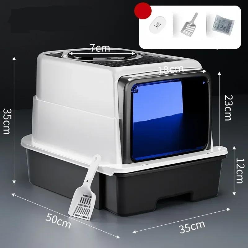 Your Pet Cat litter box oversized drawer type rechargeable sterilization deodorant pet fully enclosed cat toilet cat litter box Your Pet Cat litter box oversized drawer type rechargeable sterilization deodorant pet fully enclosed cat toilet cat litter box